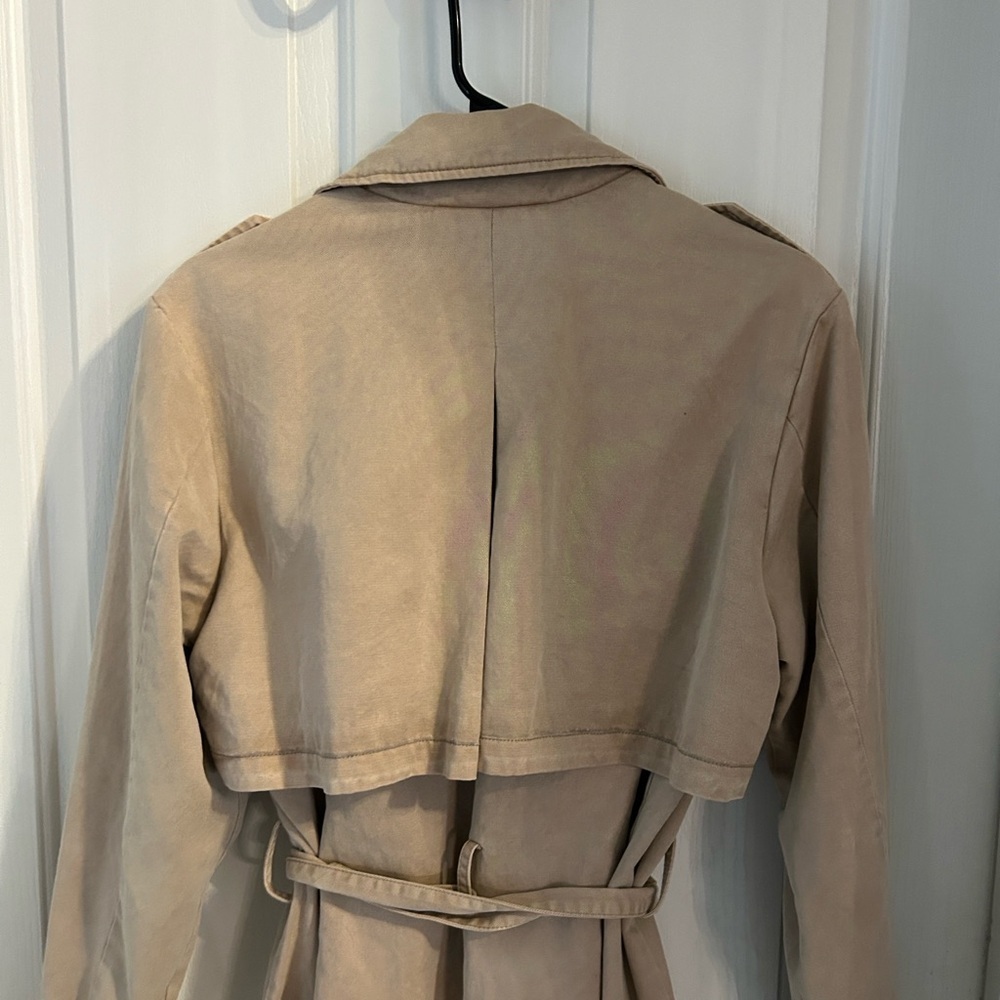 Lucky Brand size medium classic tan trench coat - Picture 8 of 9